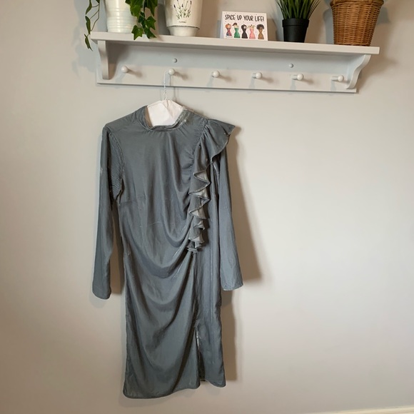 Velvet midi dress - Picture 1 of 4